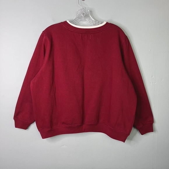 Rebecca Malone Petites Autumn Squirrel Applique Faux Layered Sweatshirt Size PXL - Picture 13 of 16